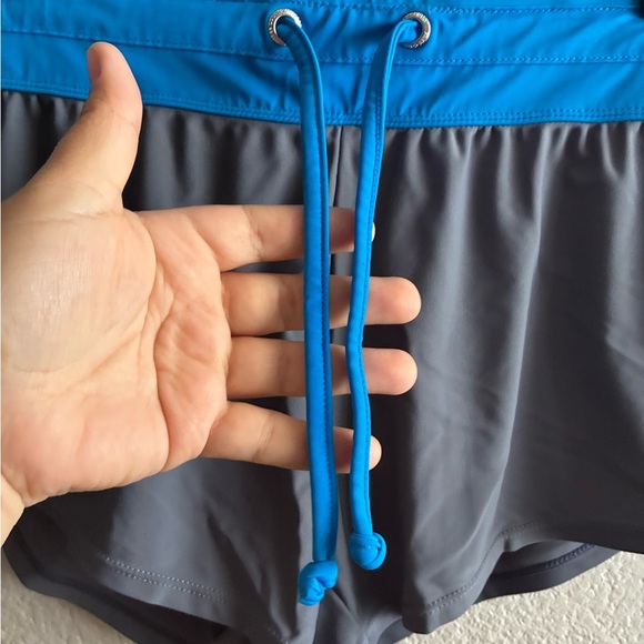 Free Country Women's Swim Shorts in Gray and Blue L - Picture 3 of 11